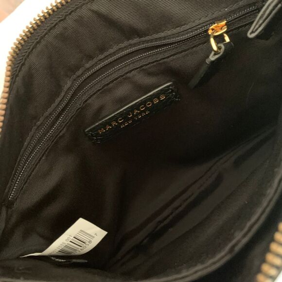 Marc Jacobs Black Pebbled Leather Crossbody with Adjustable  Strap Small - Picture 11 of 13